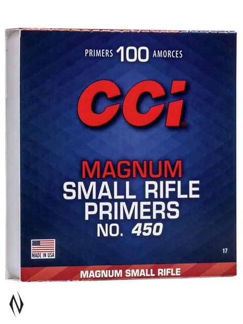 CCI PRIMER 450 SMALL RIFLE MAGNUM 100PK