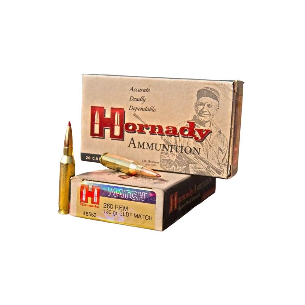 HORNADY 260REM 130GR ELD MATCH 20PK