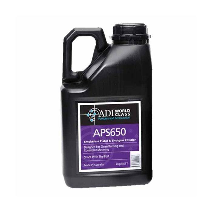 ADI POWDER APS650 2KG – Downrange Firearms