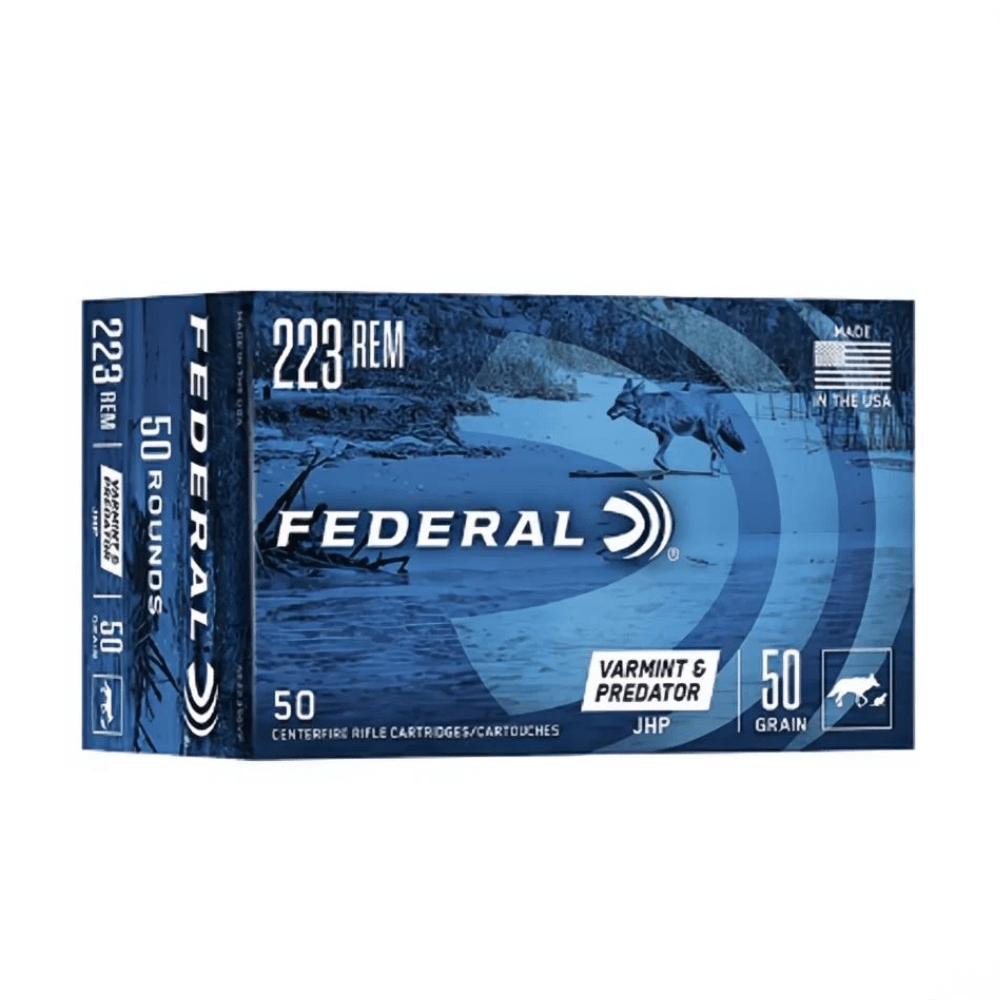 FEDERAL 223REM 50GR JHP AE VARMINT 50PK