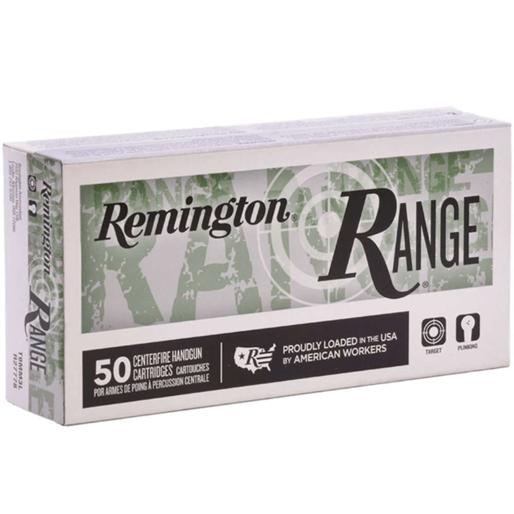 REMINGTON RANGE CLEAN 9MM LUGER 124GR FMJ 50 PK