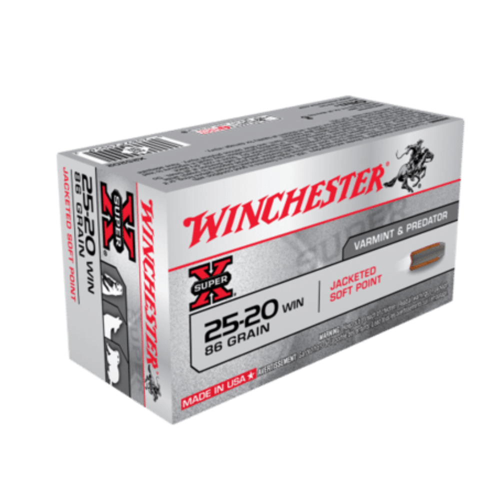 WINCHESTER SUPER X 25-20WIN 86GR SP 50PK