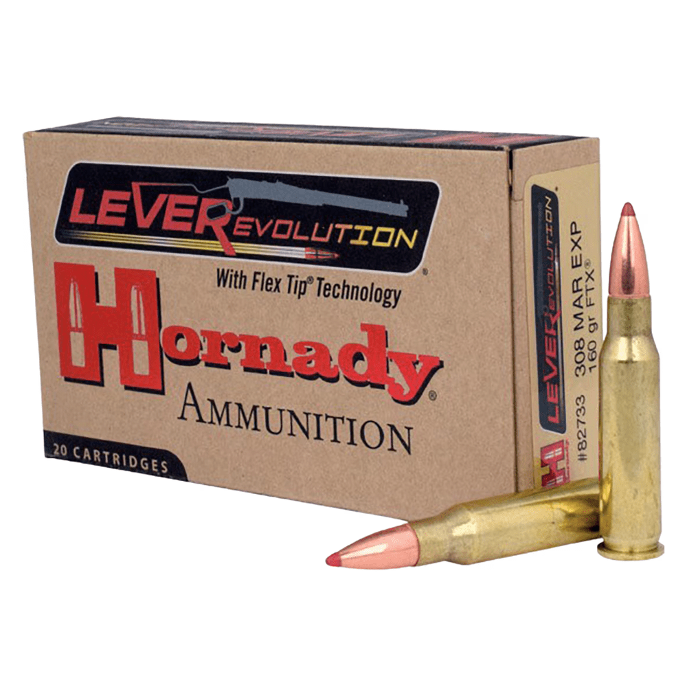 HORNADY 308 MARLIN EXPRESS 160GR FTX LEV REV 20PK