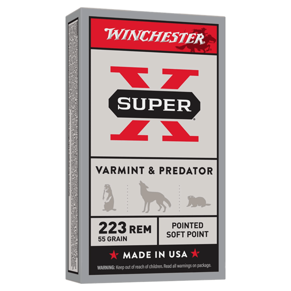 WINCHESTER SUPER X 223REM 55GR PSP 20PK