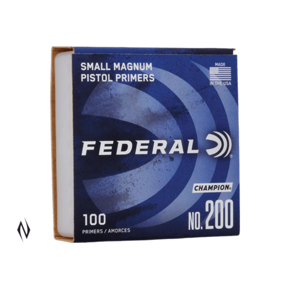 FEDERAL PRIMER 200 SMALL PISTOL MAGNUM 100PK