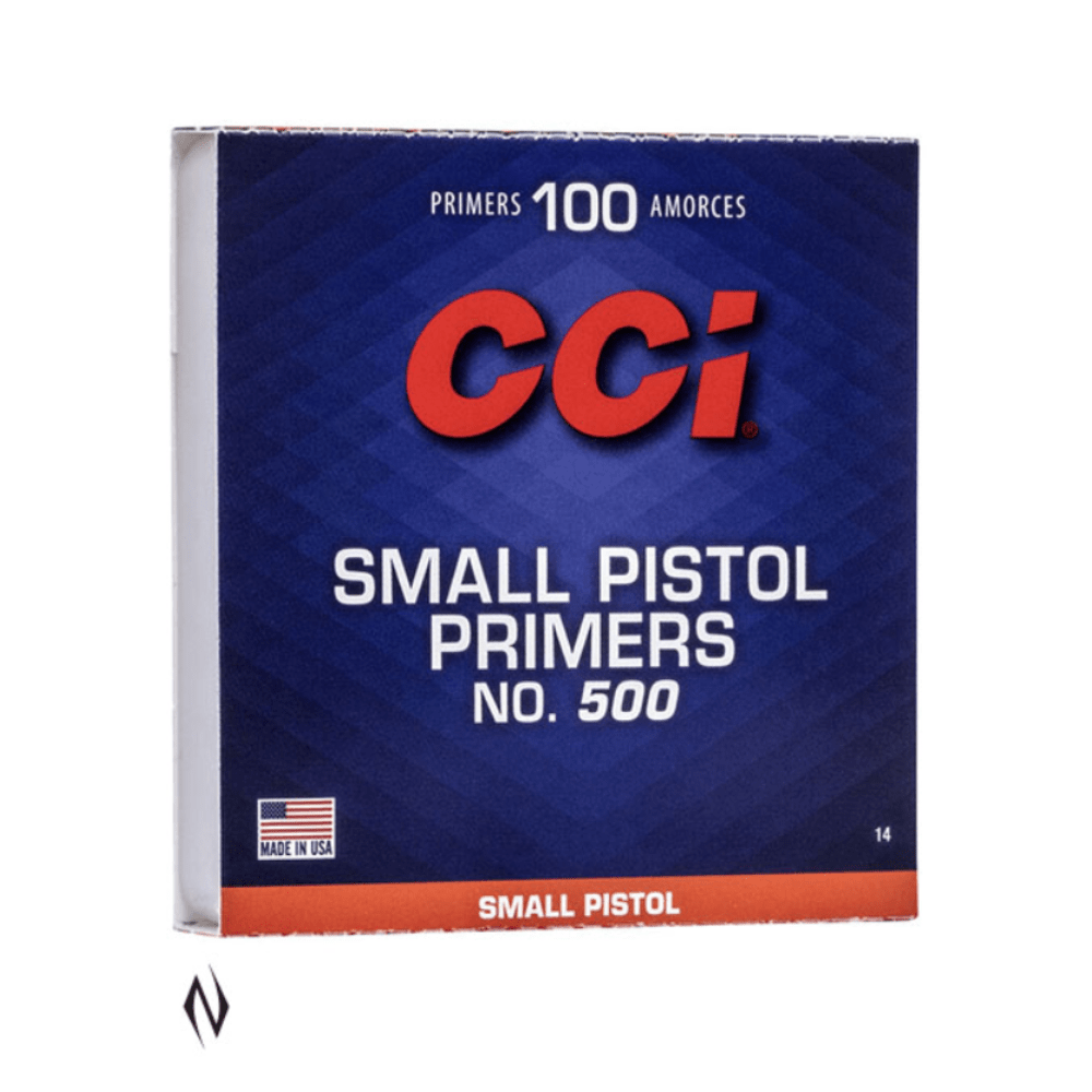 CCI PRIMER 500 SMALL PISTOL 100PK