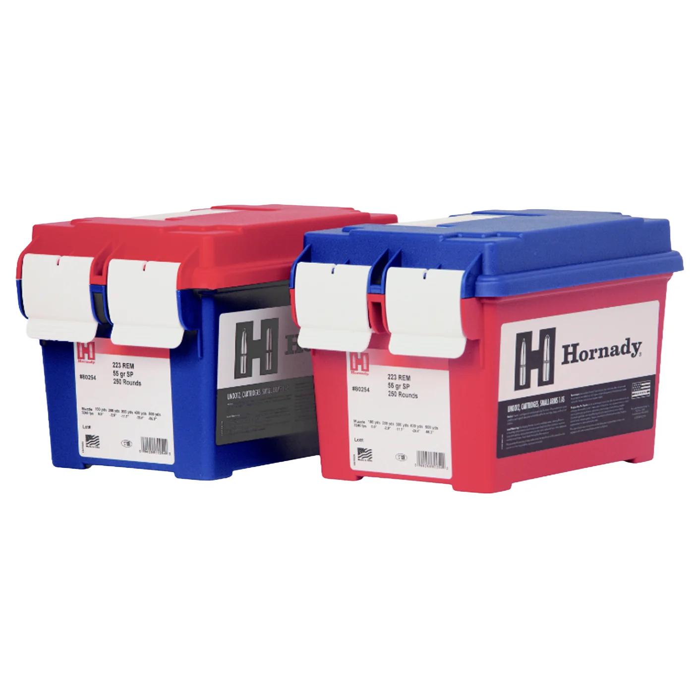 HORNADY 223REM 55GR SP 250 AMMO CAN