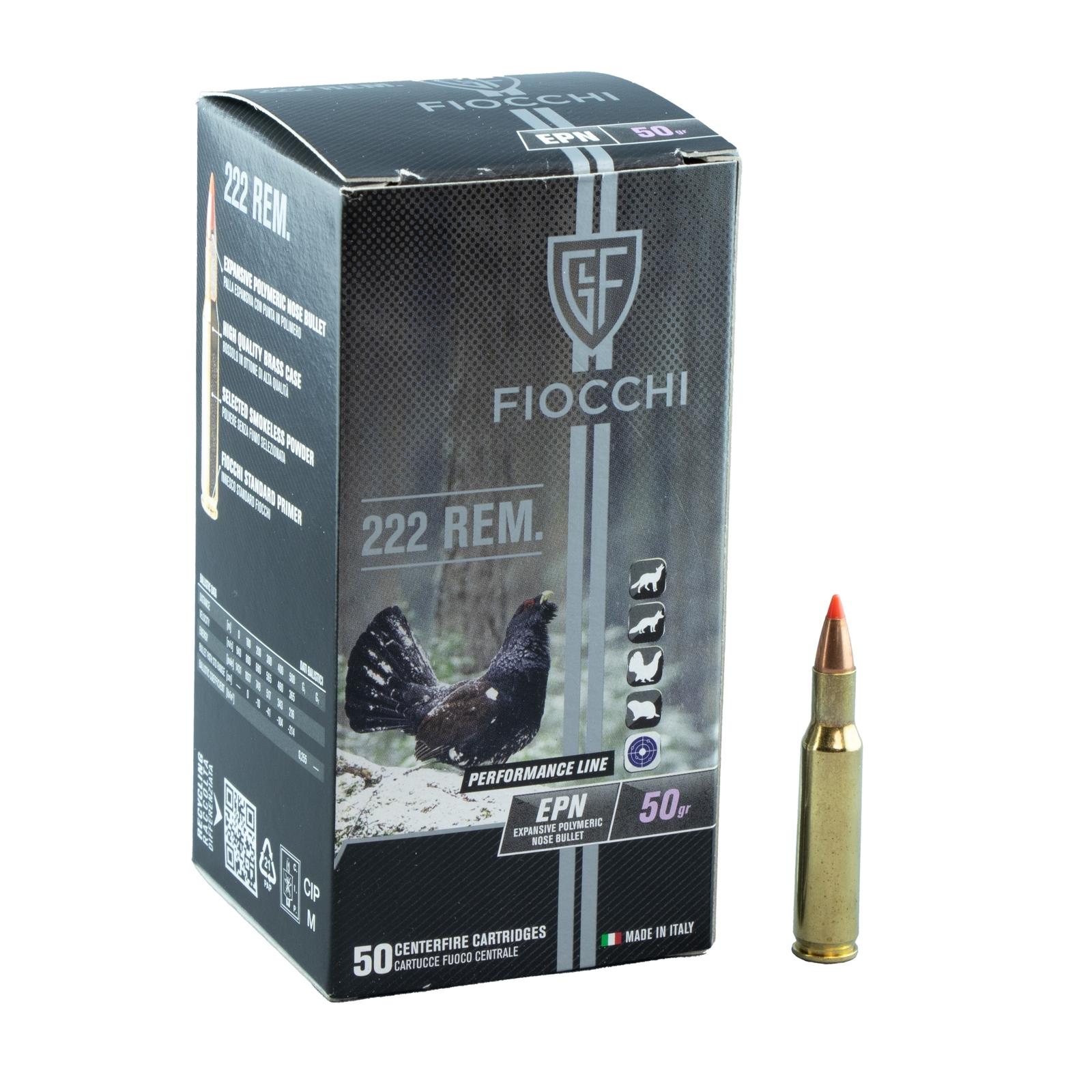 FIOCCHI 223REM 50GR VMAX 200CTN