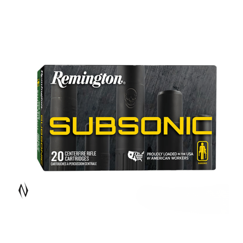 REMINGTON 308 WIN 205GR SUBSONIC BHP 20PK
