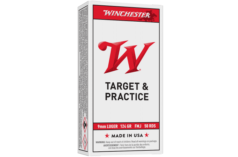 WINCHESTER 9MM USA 124GR FMJ 50PK
